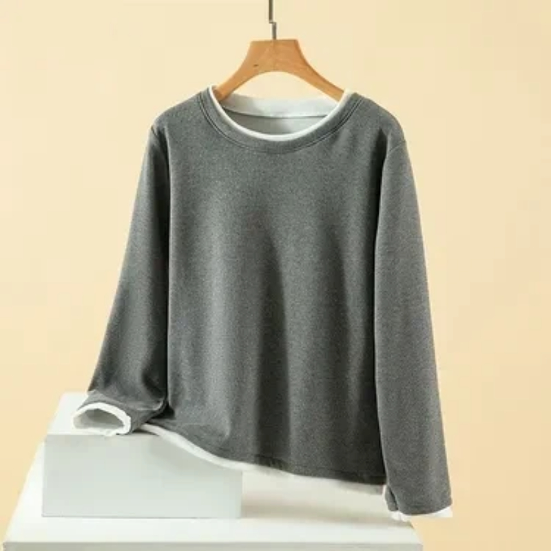 Женские термокофты больших раз – обзор и цена Undershirt Crew Neck